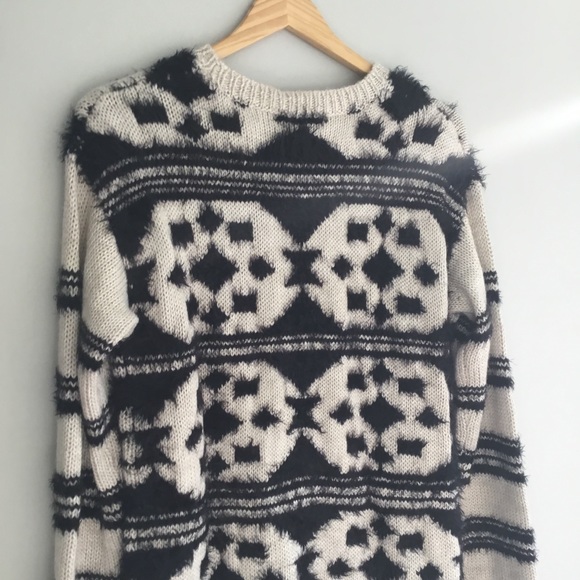 Kenar fuzzy wool mix  knit sweater - Picture 6 of 6